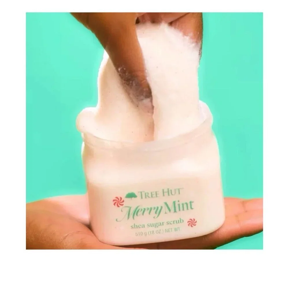 Tree Hut 4pc Merry Mint & Mistletoe Magic & 2 Foaming Gel Wash, Limited Edition